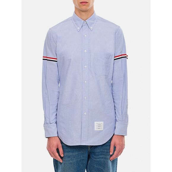 Thom Browne Shirt Men Gnawed Blue